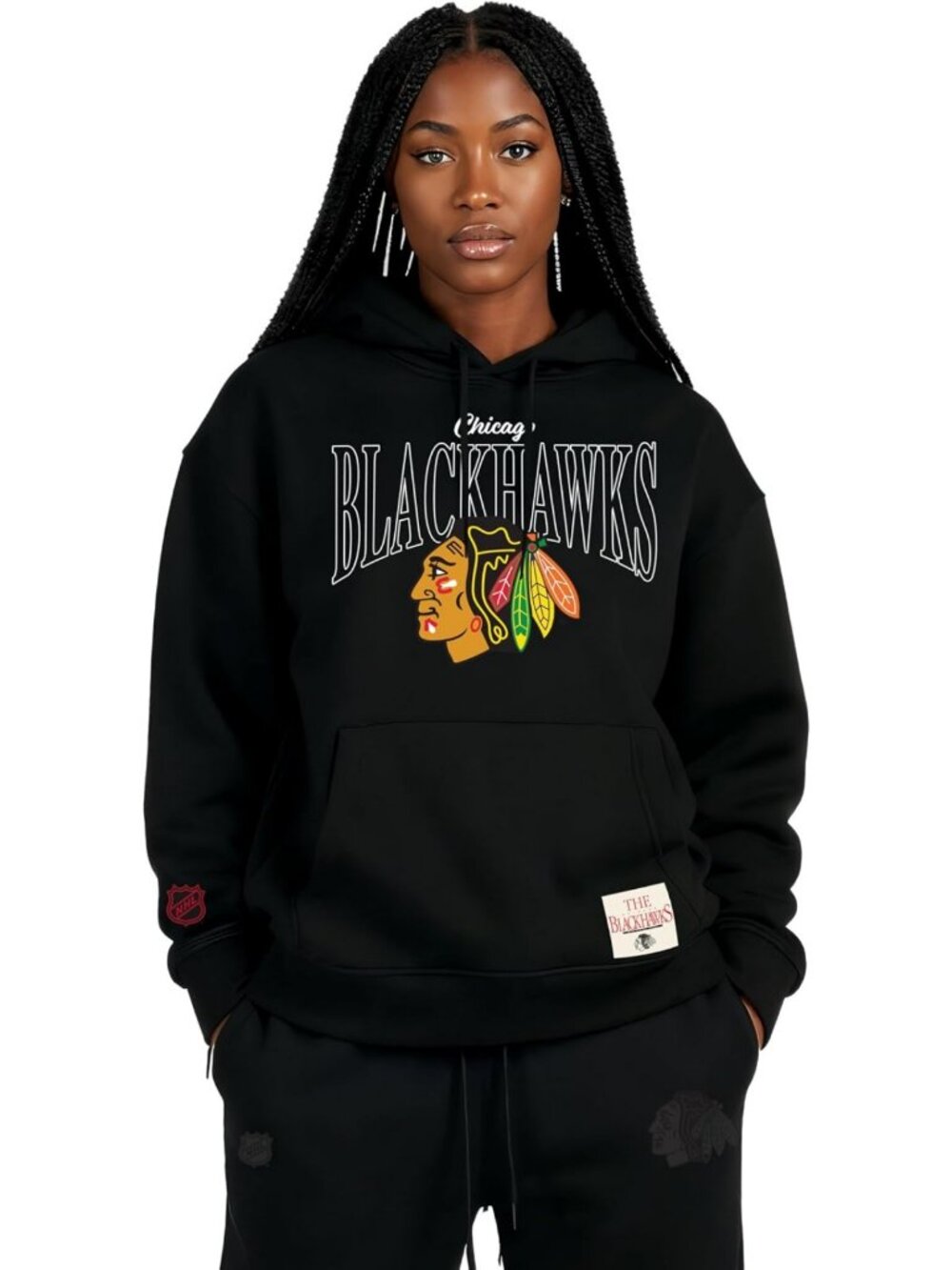 Cozy Women's Long Sleeve Pullover Hoodie - Officially Licensed NHL Fleece